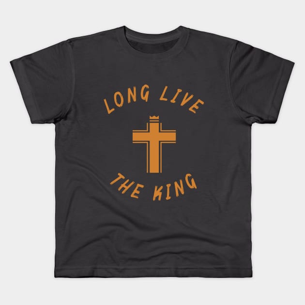 Long Live The King Kids T-Shirt by HolyKnight10